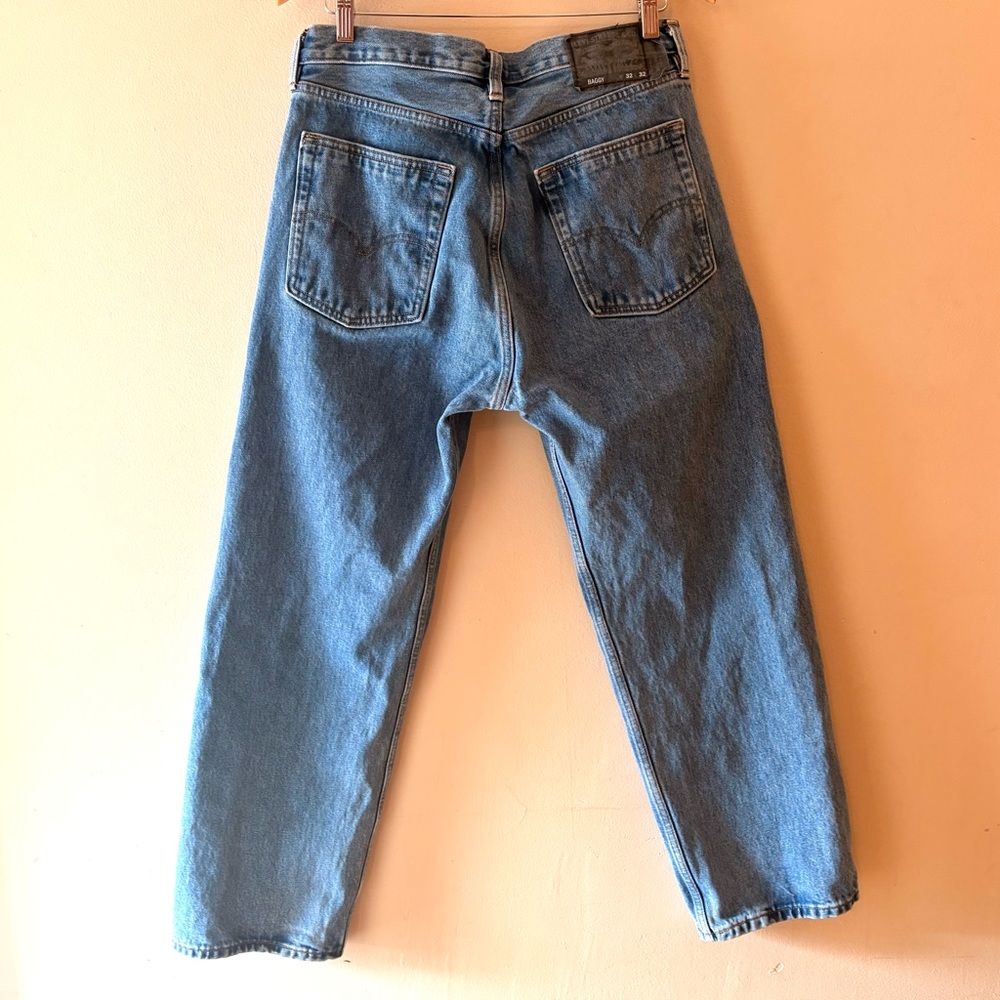 Levi's Baggy, Denim Jeans, Blue Medium Wash, Loose, Wide Fit Sz 32